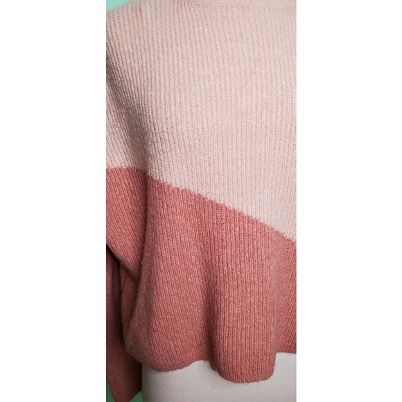 Planet Gold Colorblocked Mock Neck Sweater - Picture 6 of 8